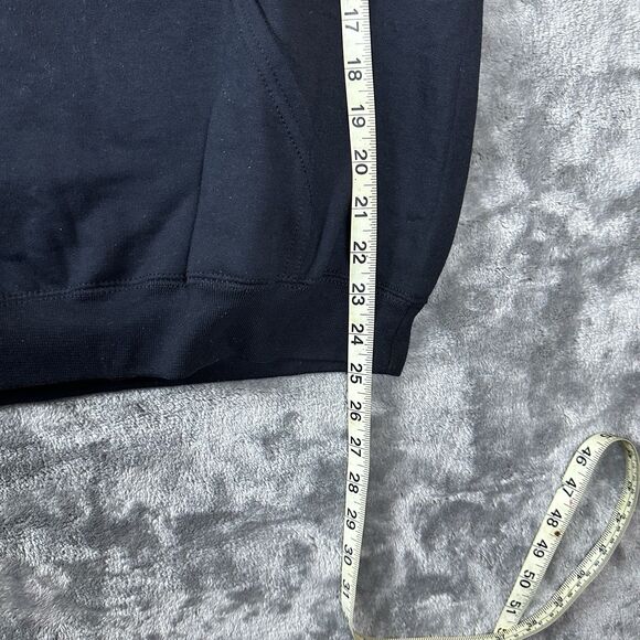 Queen of Hearts Hoodie Black Pullover Size S 19x25 Graphic Streetwear Unisex - Picture 5 of 8